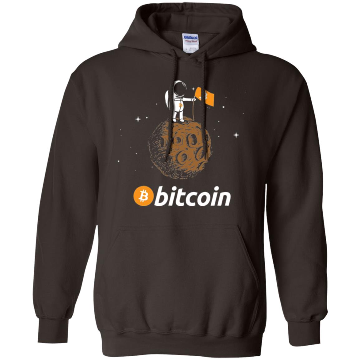 Bitcoin T-shirt Featuring Astronaut Dark Chocolate