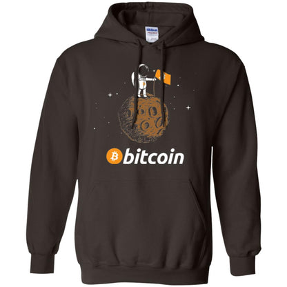 Bitcoin T-shirt Featuring Astronaut Dark Chocolate