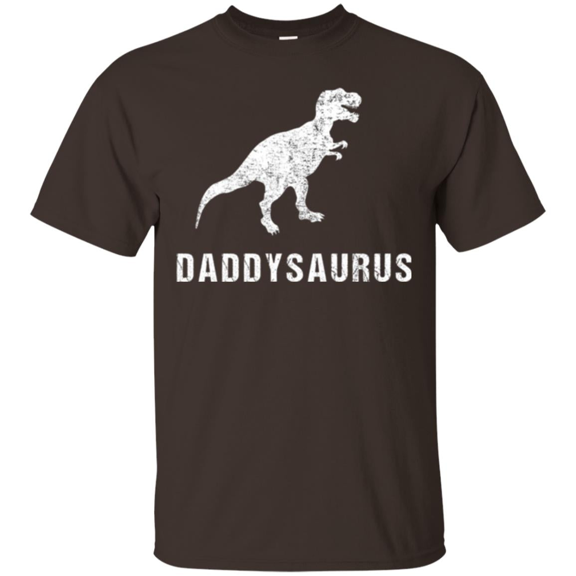 Dad T-shirt Daddysaurus Dark Chocolate