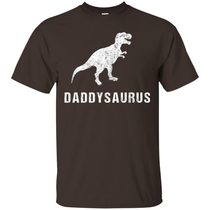 Dad T-shirt Daddysaurus Dark Chocolate