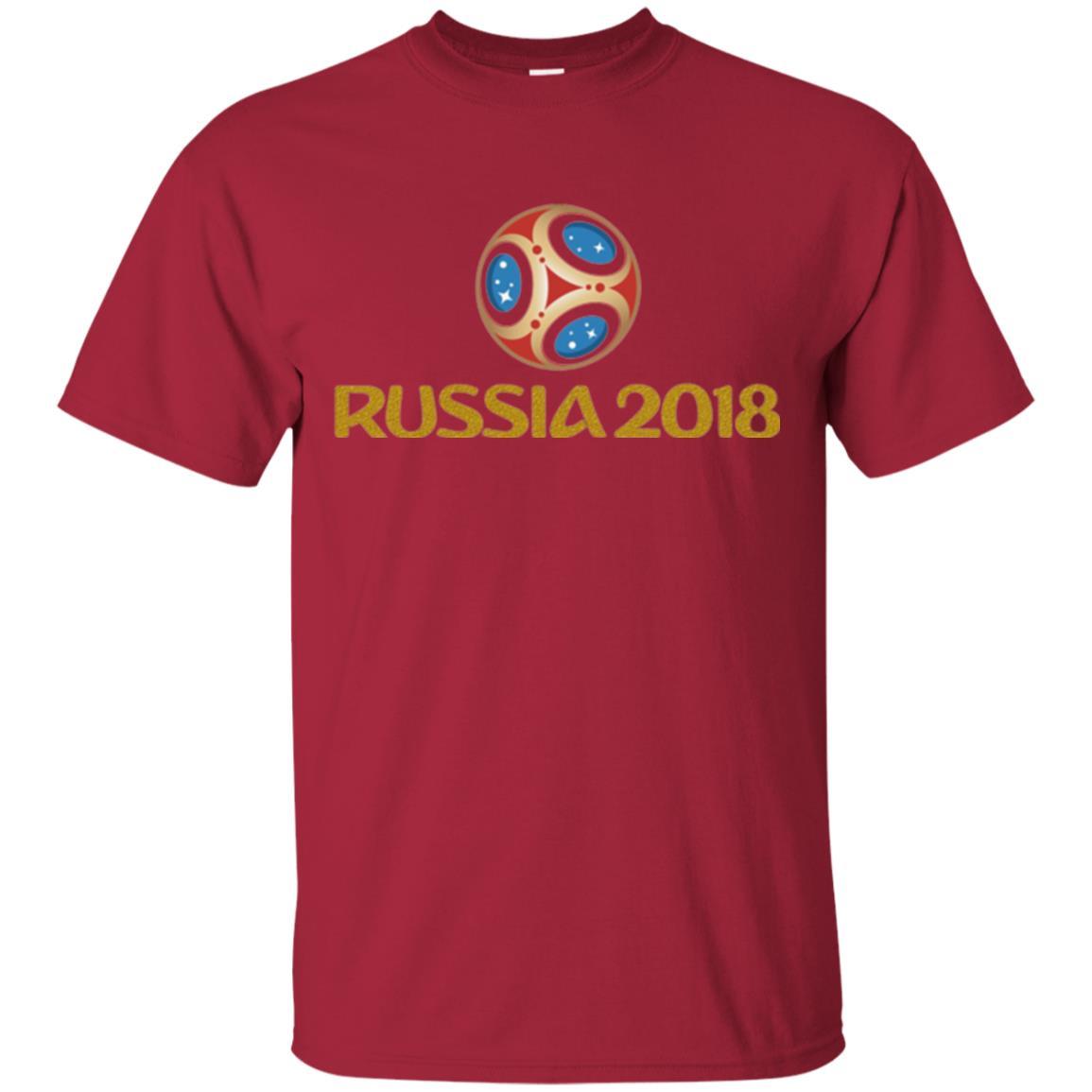 Football T-shirt Russia 2018 World Cup Cardinal