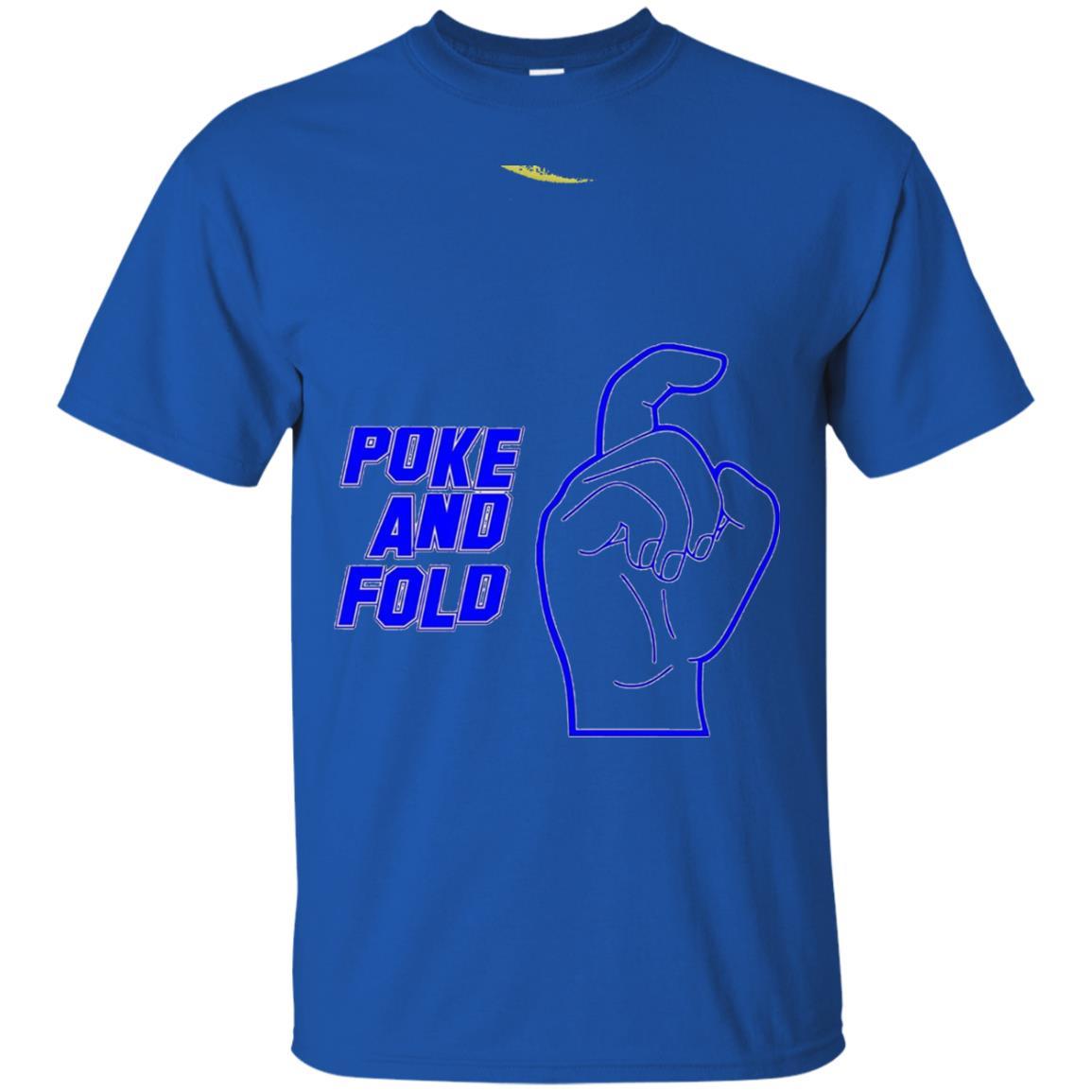 Poke And Fold T-Shirt Royal