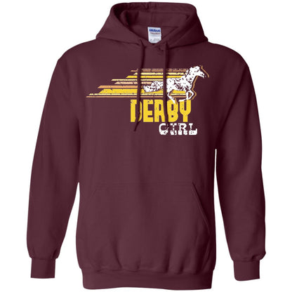 Derby Girl Derby Women Horse Race Shirt Maroon