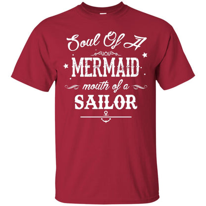 Soul Of A Mermaid Mouth Of A Sailor Shirt Cardinal