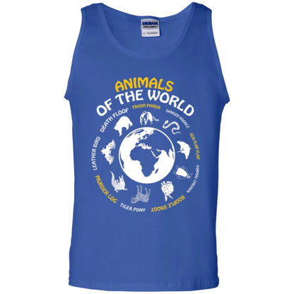 Animals Of The World T-shirt Royal