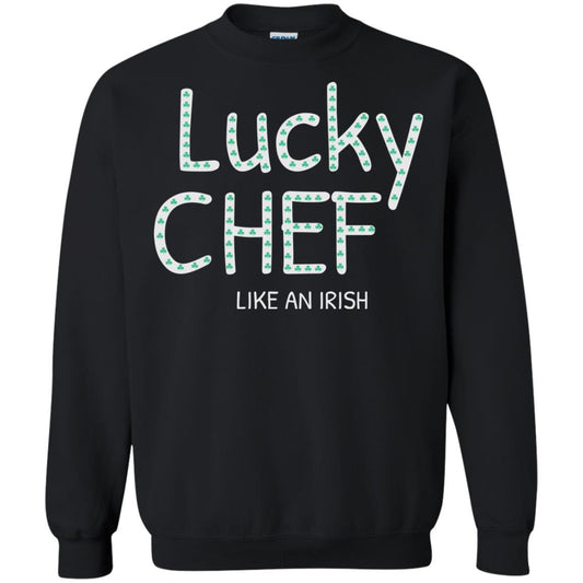 Lucky Chef Like An Irish Shamrock Saint Patrick's Day T-shirt Black