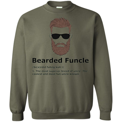 Uncle T-shirt Bearded Funcle The Most Suprior Berrd Of Uncle Military Green