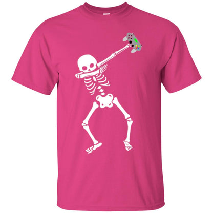 Gamer T-shirt Dabbing Skeleton Heliconia