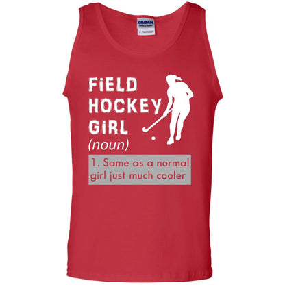 Field Hockey Girl Hockey Lover T-shirt Red