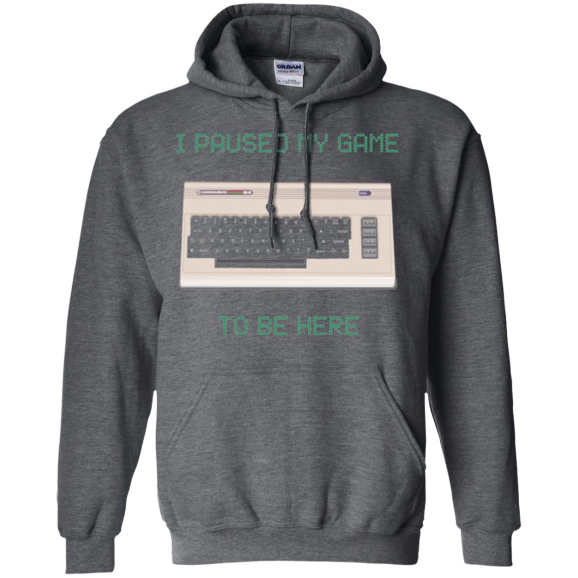 Retro Gamer T-shirt I Paused My Game To Be Here Dark Heather