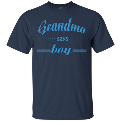 Grandma Say Boy Shirt Navy