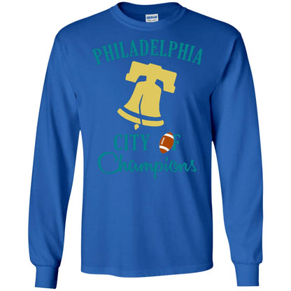 Football Lover T-shirt Philadelphia City Of Champion Royal