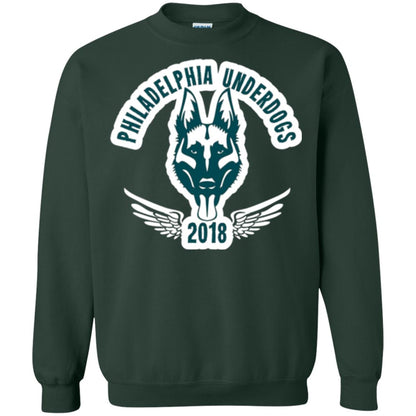 Dog Lover T-shirt Philadelphia Underdogs Forest Green