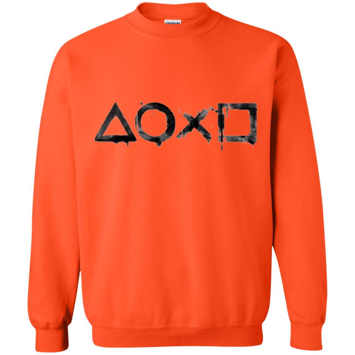 Gamer T-shirt Playstation Ink Wash 2 Orange