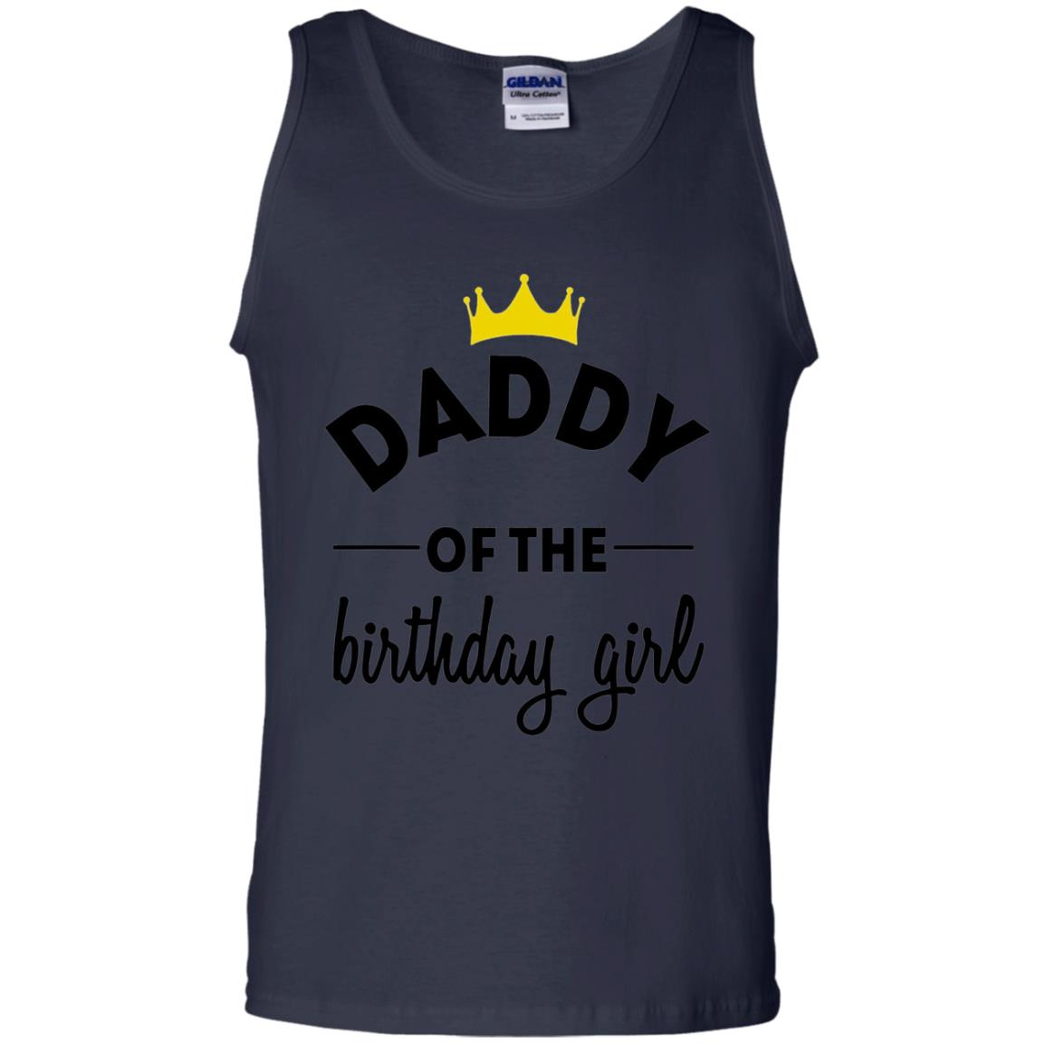 Daddy Of The Birthday Girl Party T-shirt Navy