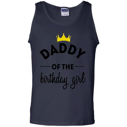 Daddy Of The Birthday Girl Party T-shirt Navy