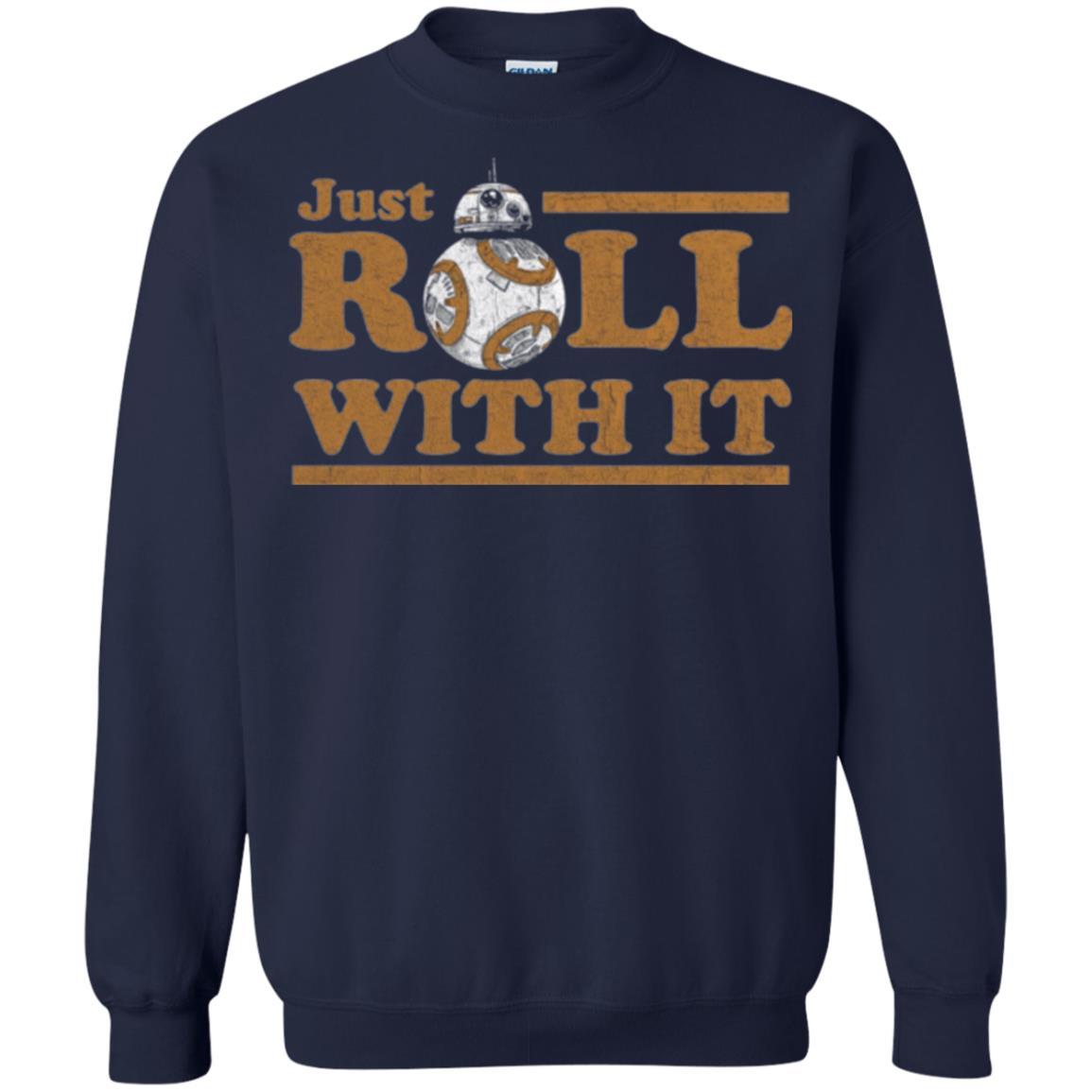 Movie T-Shirt Just Roll With You Navy