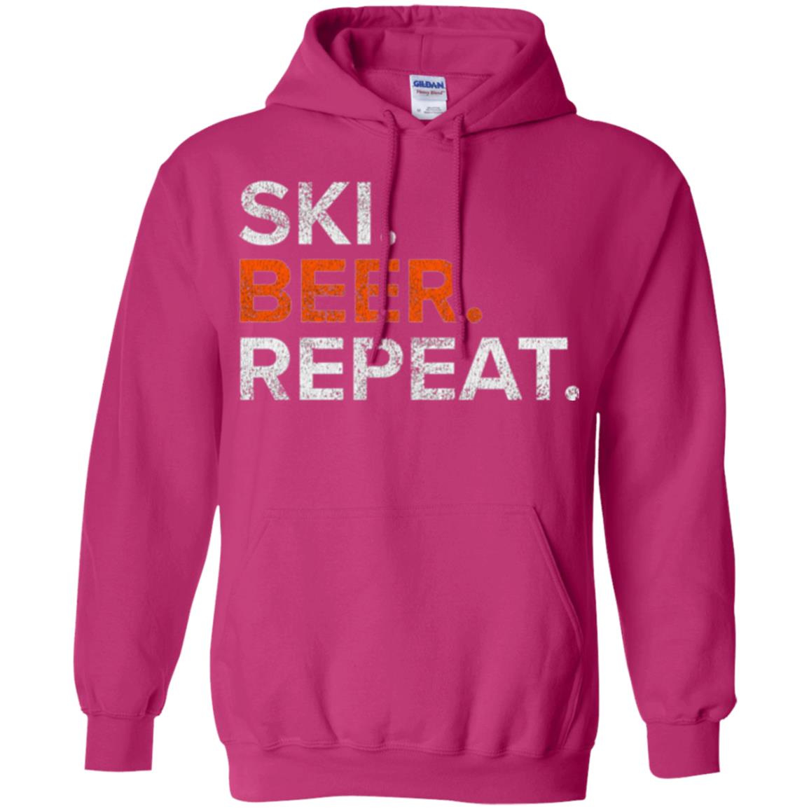 Ski And Beer Lovers T-shirt Heliconia
