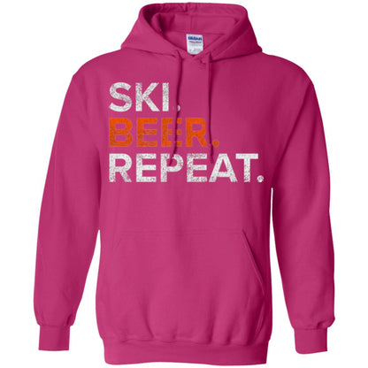 Ski And Beer Lovers T-shirt Heliconia