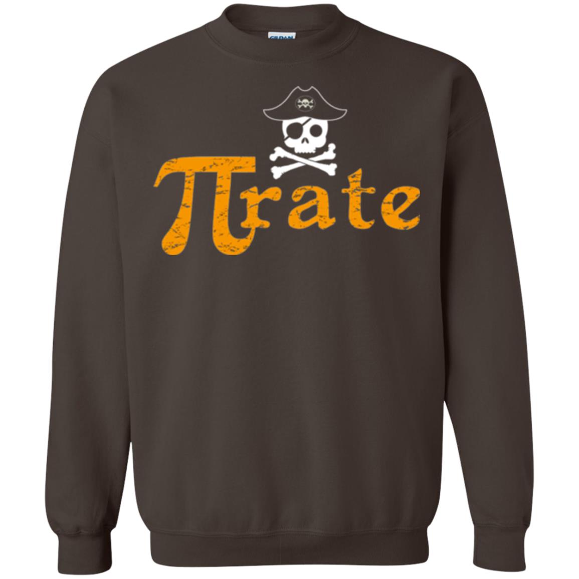 Math Pirate Pi Day T-shirt Funny Math Pirate Dark Chocolate