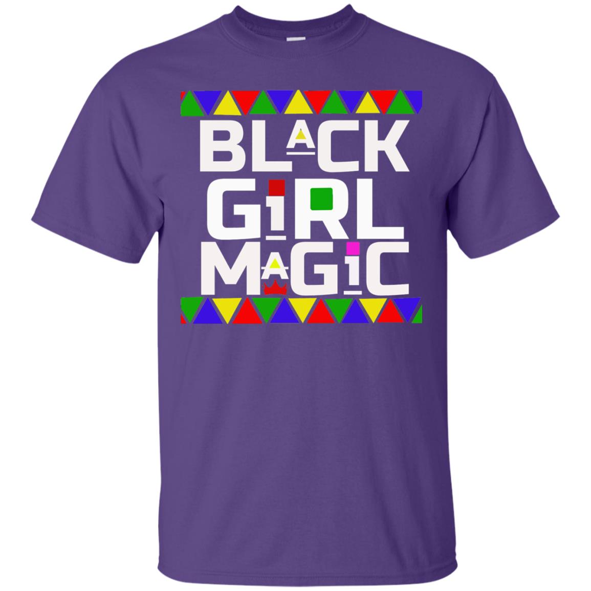 Black Girl Magic Black History African Pride T-shirt Purple