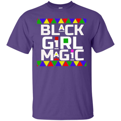 Black Girl Magic Black History African Pride T-shirt Purple