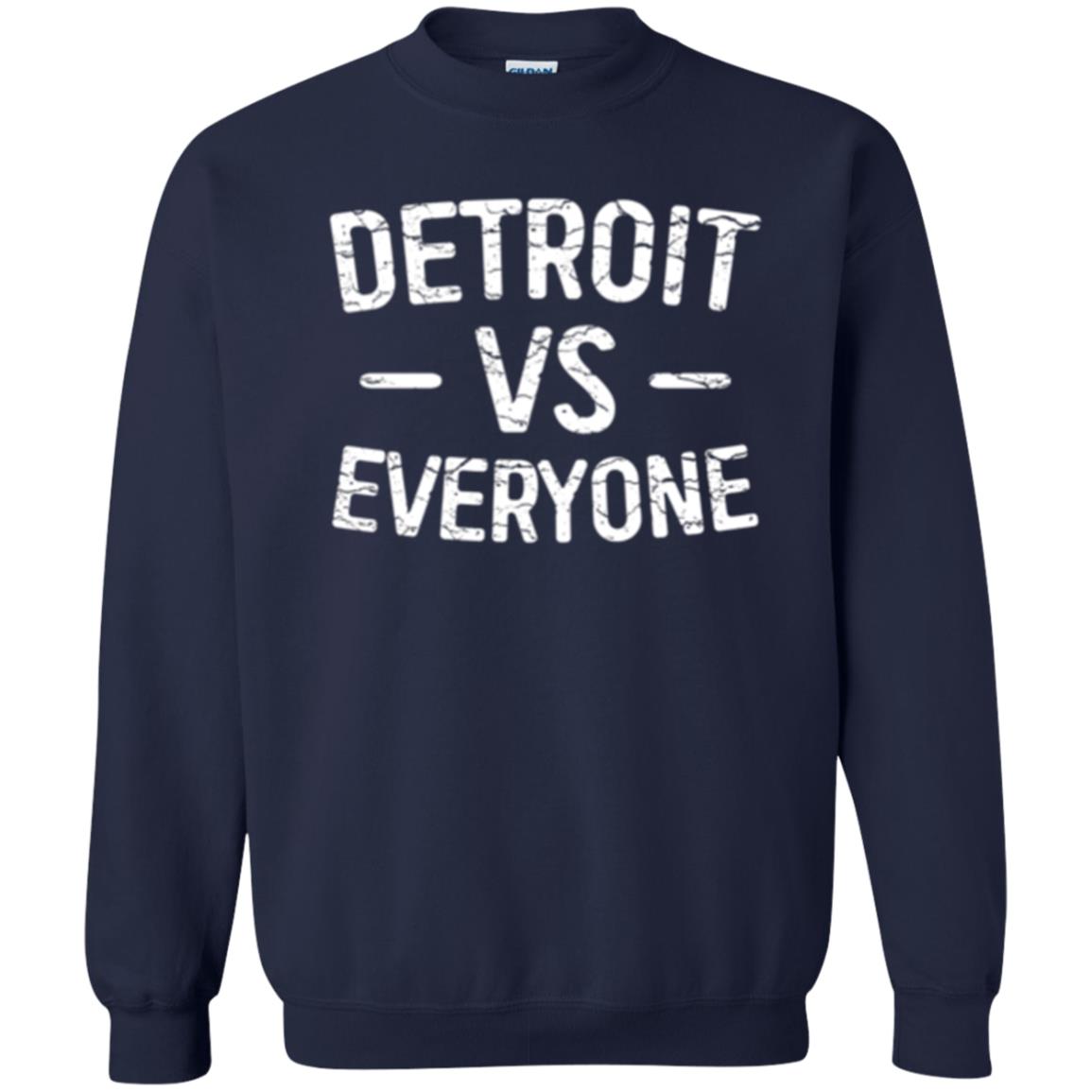 Detroit Vs Everyone T-shirt Navy