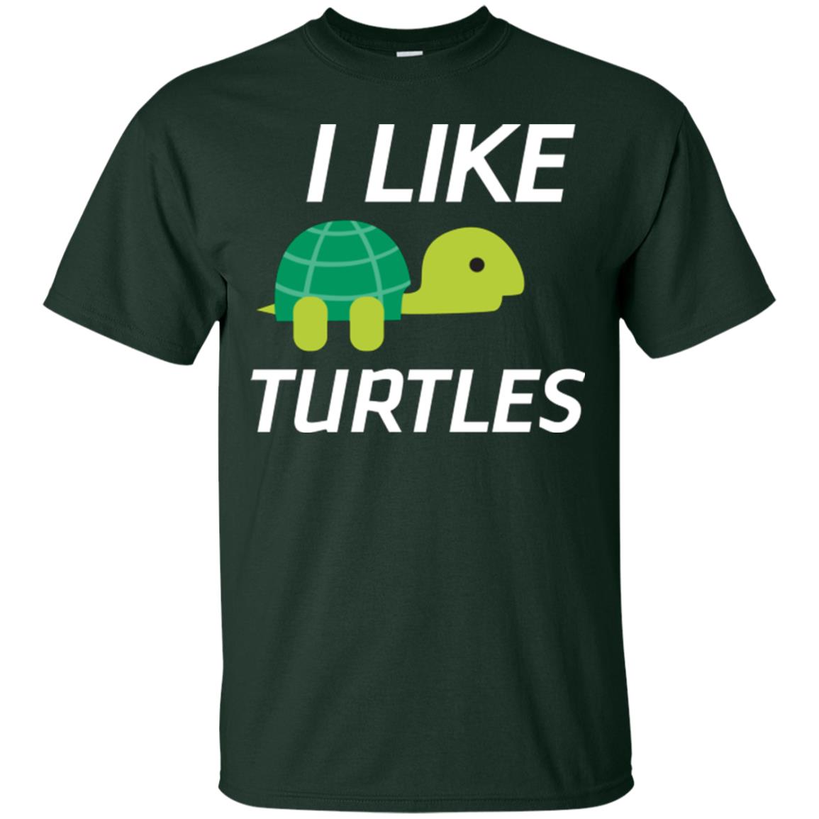 I Like Turtles Gift T-shirt Turtles Lover Forest