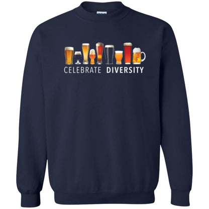 Beer Lover T-shirt Celebrate Diversity Navy