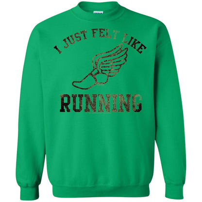 Movie T-Shirt I Just Felt Like Running Irish Green