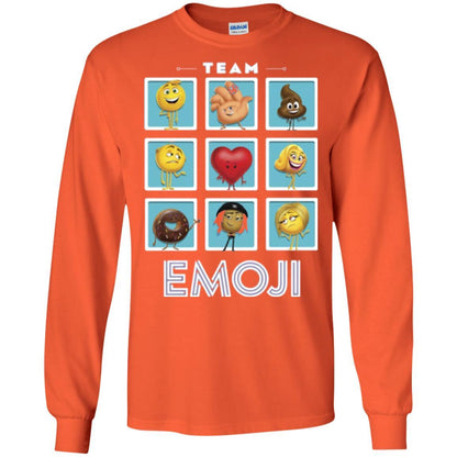 Film T-shirt Emoji Panels Graphic T-shirt Orange