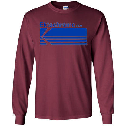 Logo T-shirt Vintage Ektachrome Film Maroon