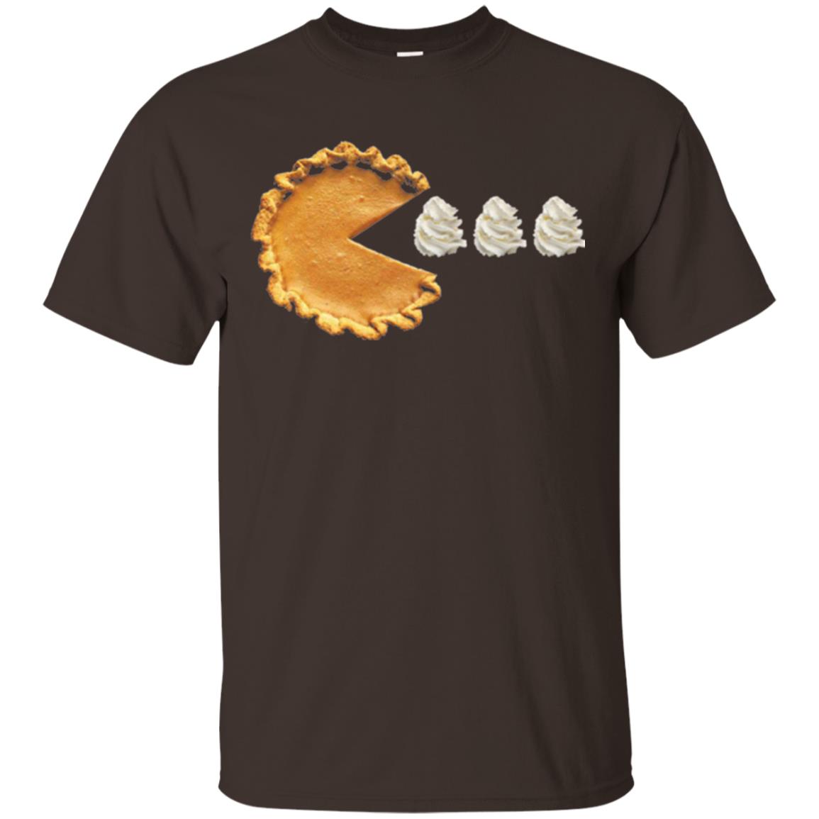 Pumpkin Pie Thanksgiving T-shirt Dark Chocolate