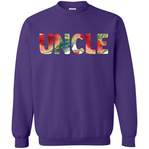 Uncle Watermelon Funny Summer Melon Fruit Shirt For UncleG180 Gildan Crewneck Pullover Sweatshirt 8 oz.