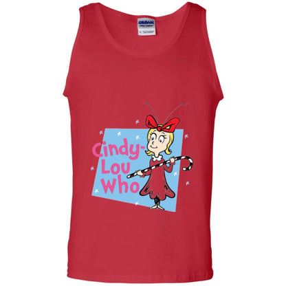 Dr. Seuss Cindy-lou Who Book Lover T-shirt Red