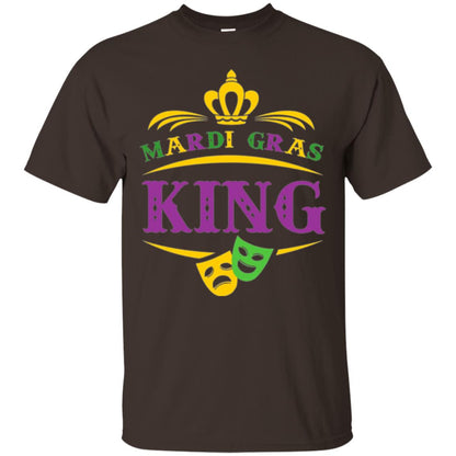 Mardi Gras King Gift T-shirt Dark Chocolate
