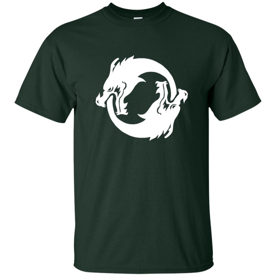 Dargon Lovers T-shirt Overwatch Hanzo Seal Spray Forest Green