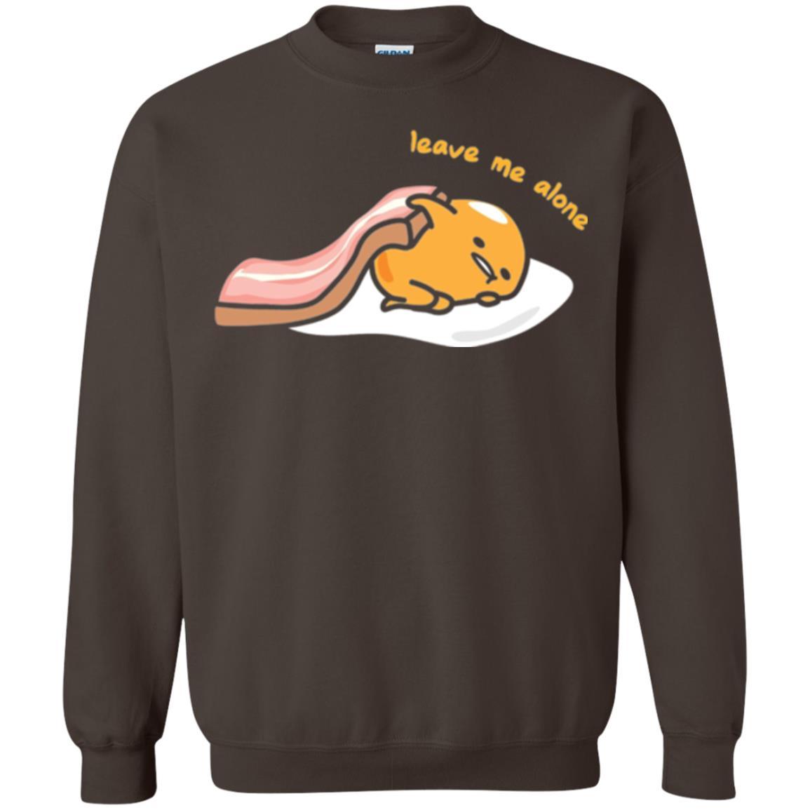 Film T-shirt Gudetama Leave Me Alone Dark Chocolate