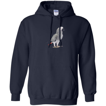 Funny African Grey Parrot Bird T-shirt Navy