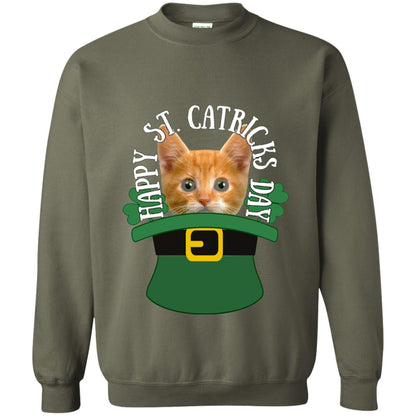Happy Saint Patricks Day T-shirt Military Green
