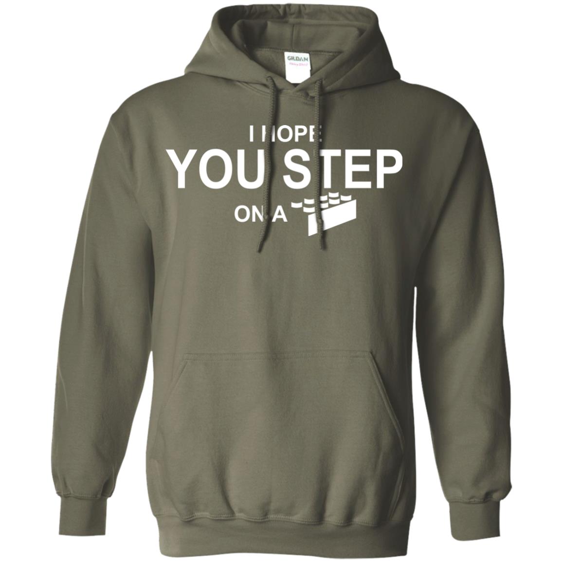I Hope You Step On A Lego Shirts Military Green