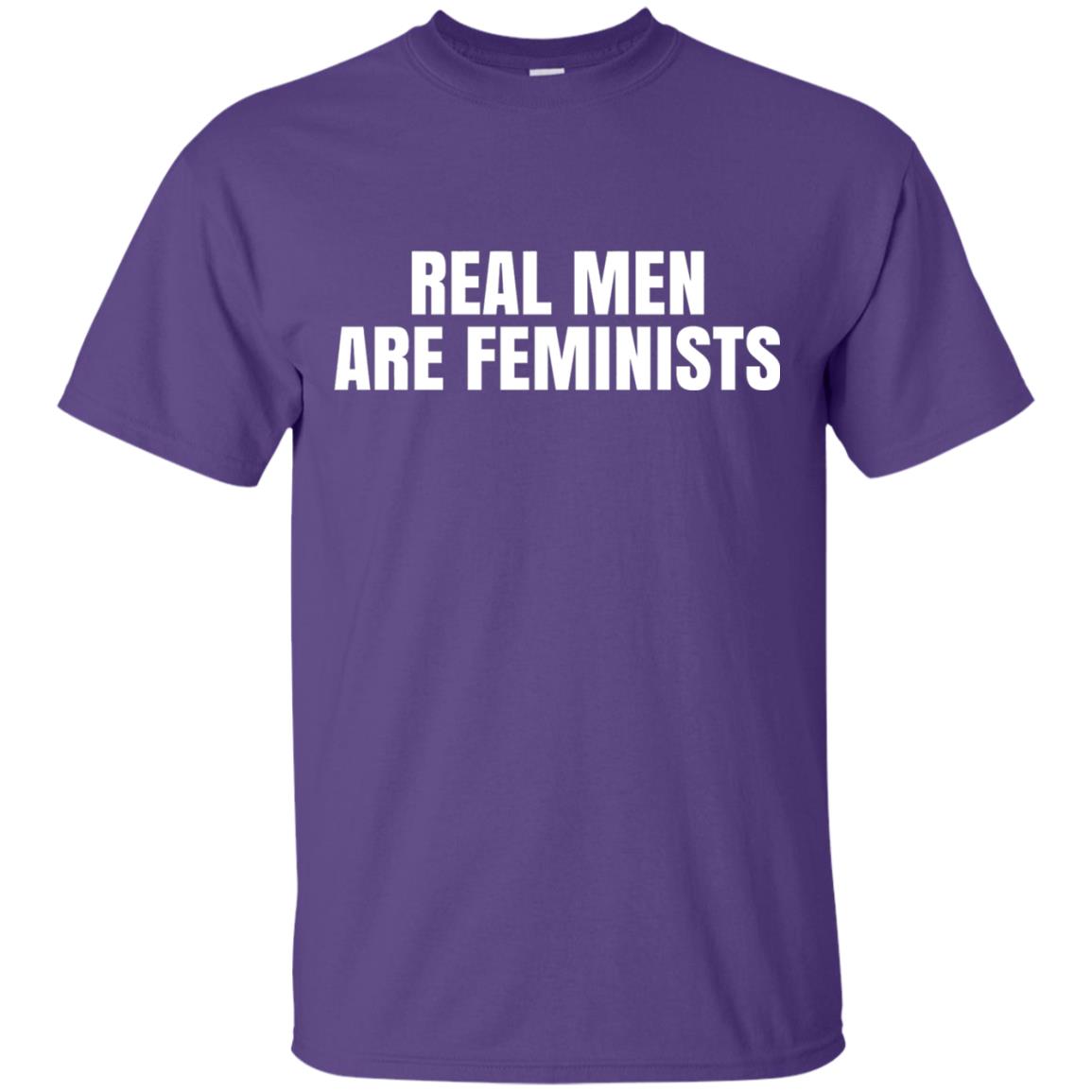 Real Men Are Feminists Feminism T-shirt Purple