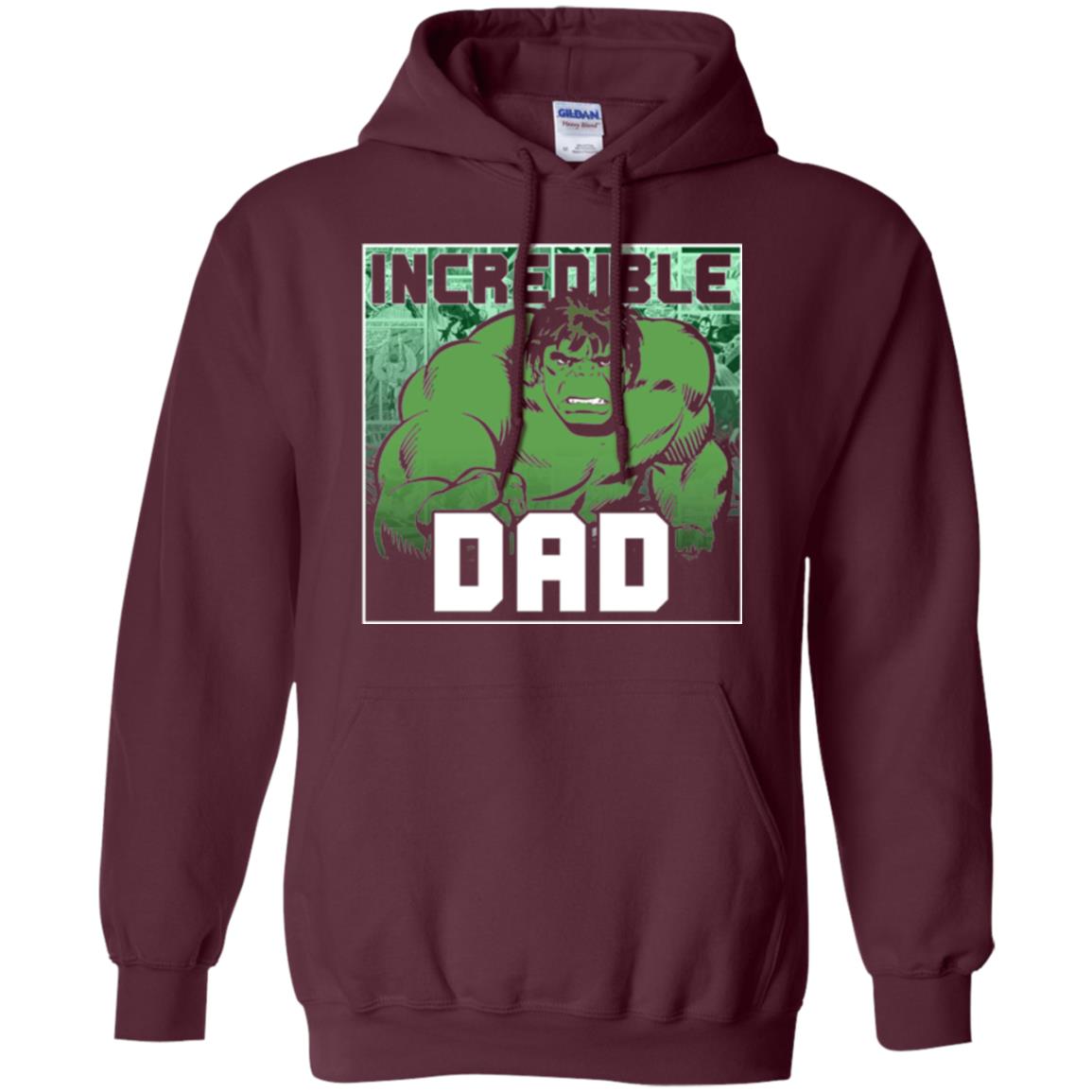 Daddy T-shirt Incredable Dad Maroon