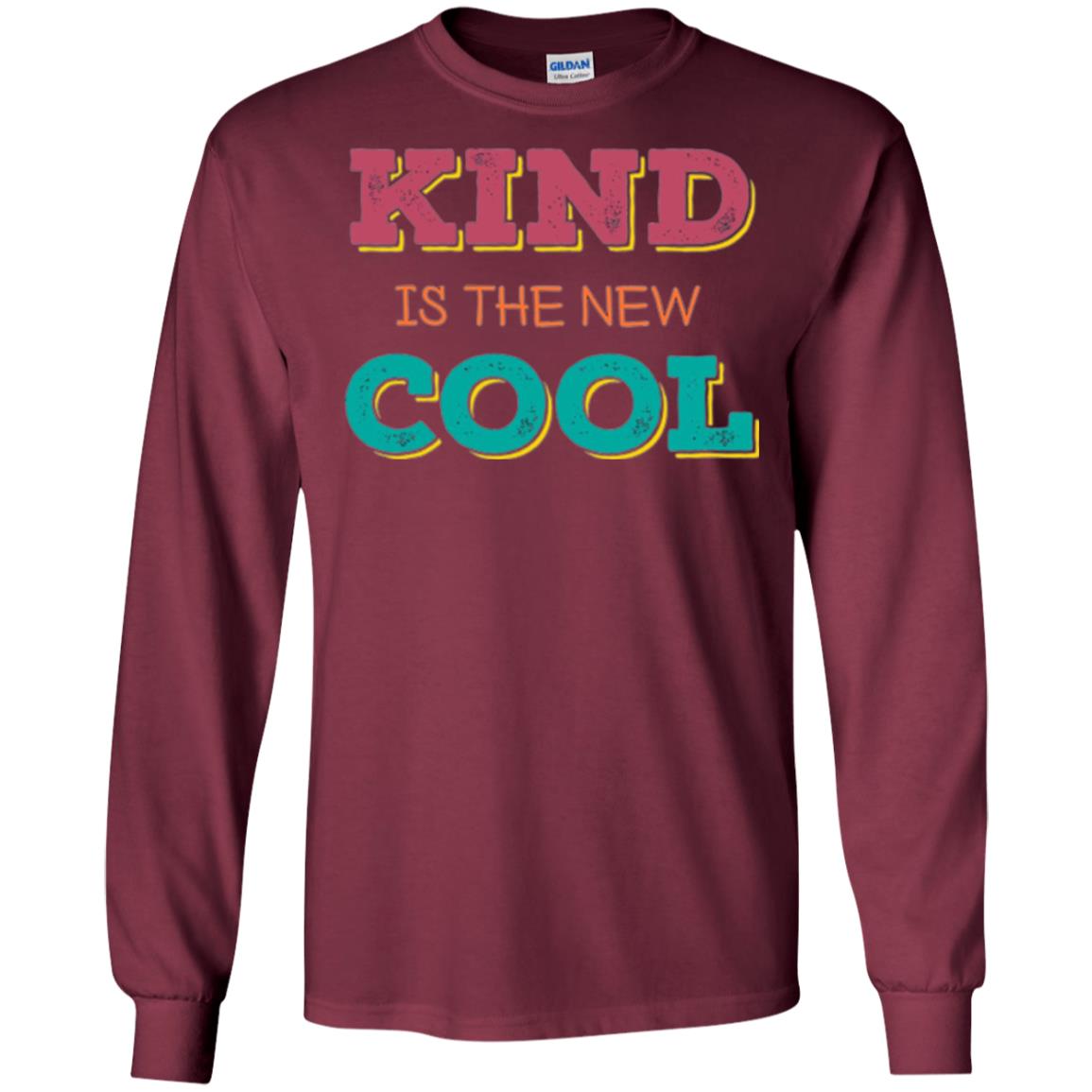 Anti Bullying T-shirt Kind Is The New Cool Maroon