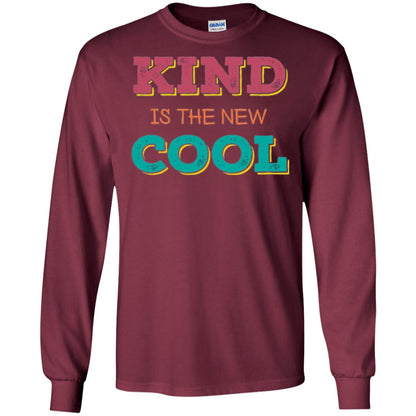 Anti Bullying T-shirt Kind Is The New Cool Maroon