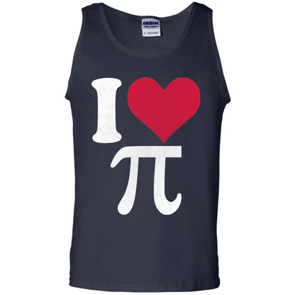 I Love Pi Vintage Retro Pi Day T-shirt Navy