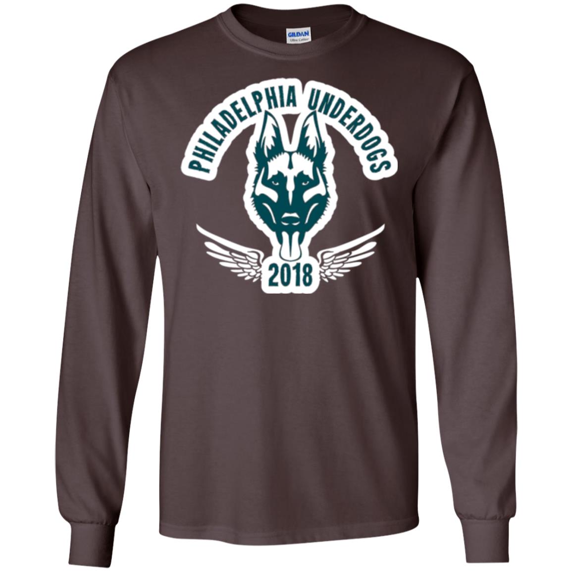 Dog Lover T-shirt Philadelphia Underdogs Dark Chocolate