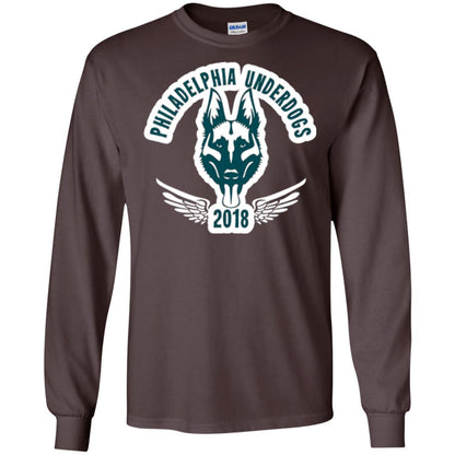 Dog Lover T-shirt Philadelphia Underdogs Dark Chocolate