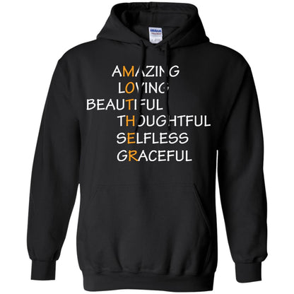 Amazing Loving Beautiful Thoughtful Selfless Graceful Mother Black