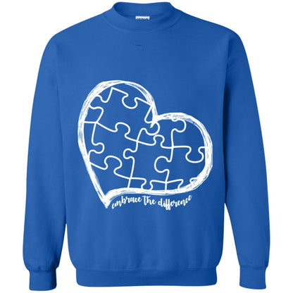 Autism Awareness Shirt Embrace Differences Royal